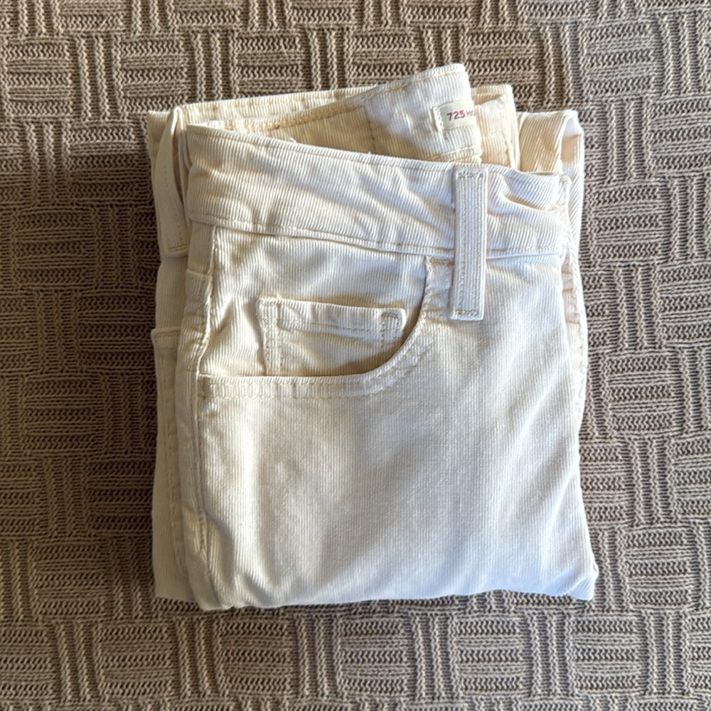 Levi's Off White/Cream Boot Cut Pants - Picture 16 of 16
